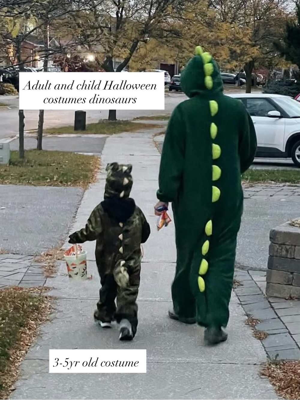 🦖🦖 Parent & child matching dinosaur costumes - kid T.rex Jumpsuit + Egg